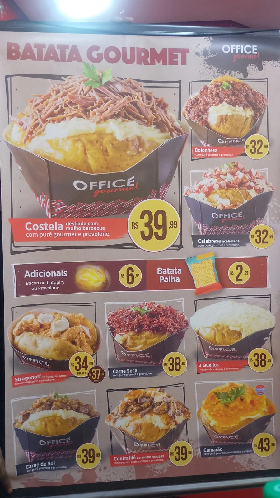 Banner vertical de divulgação do Office Gourmet.